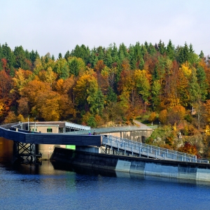 Fuß- und Radwegbrücke über die Staumauer Ottenstein