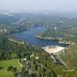 Fuß- und Radwegbrücke über die Staumauer Ottenstein