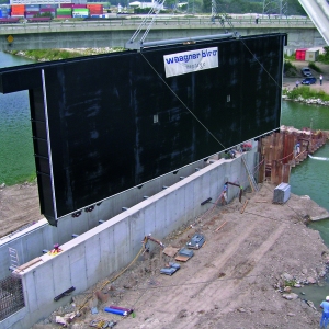 Hochwasserschutz Donauhafen Krems