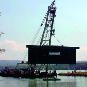 Hochwasserschutz Donauhafen Krems