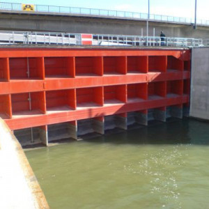 Hochwasserschutzanlage Hafentor Freudenau