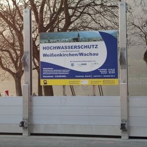 Hochwasserschutzmaßnahmen Weissenkirchen